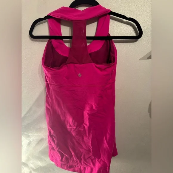 Lululemon Scoop Pink Tank Size 6 - Picture 4 of 5